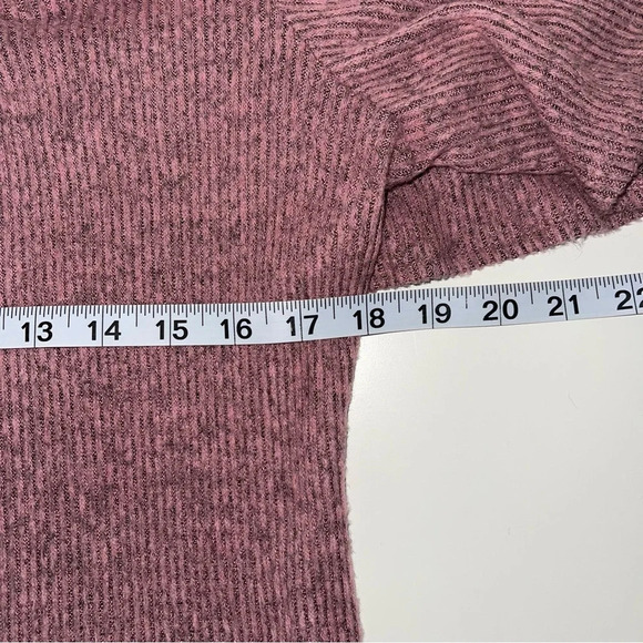 Maurices Pink Square Neck Flutter Sleeve Strappy Back Rib Top Medium Women’s - Picture 8 of 12